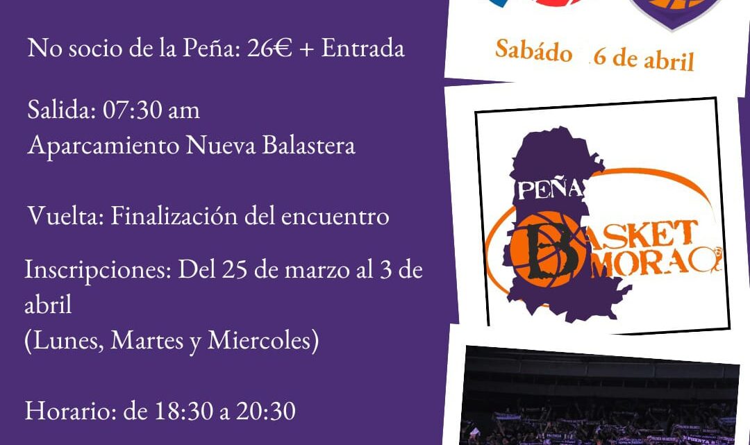 Basket Morao estará en Lugo para animar a Zunder Palencia