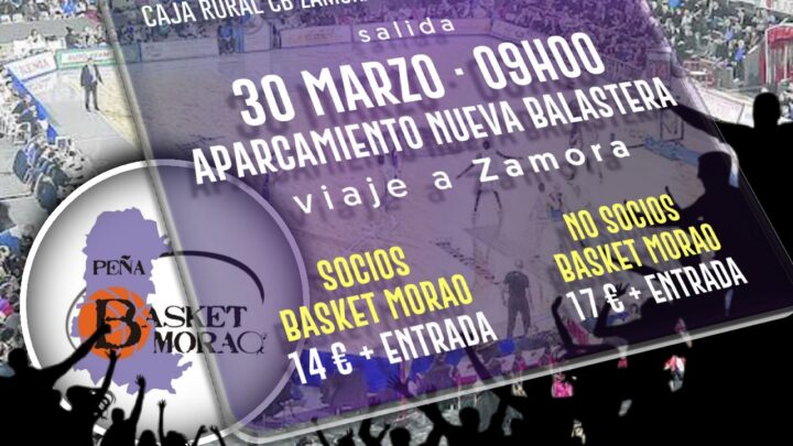 La Peña Basket Morao estará en el derbi ante Zamora