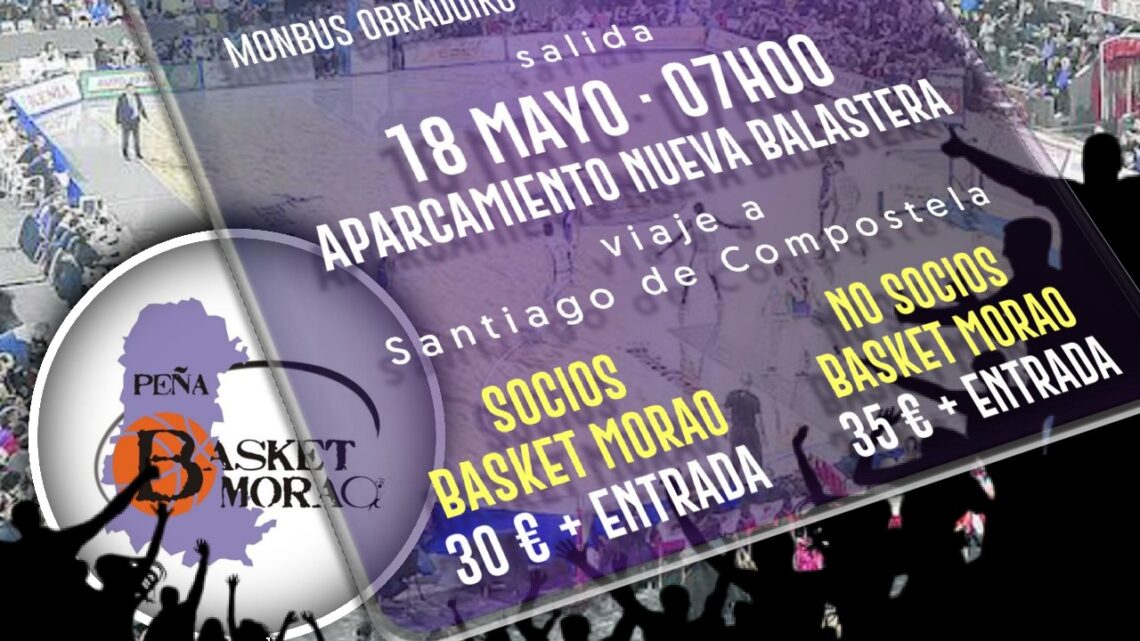 Basket Morao estará en Santiago para animar a Súper Agropal Palencia